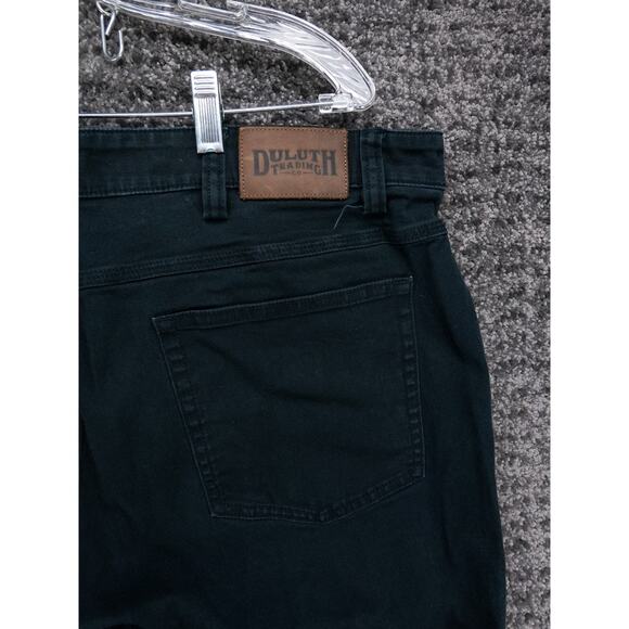 Duluth Trading Pants Mens 41x29 (Tag 44x30) Black Flex Fire Hose Canvas Workwear - Picture 12 of 13